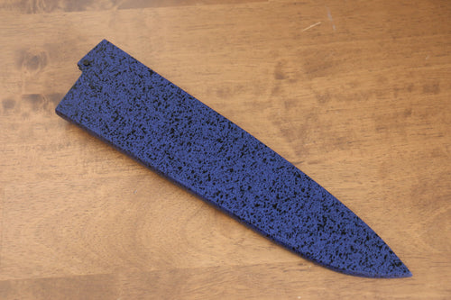 Bois de pakka bleu Gaine pour 180mm Gyuto avec Cheville en contreplaqué Kaneko - japanny-FR