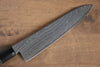 Kajin acier spécial au cobalt Damas Gyuto  210mm Bois de pakka Gris Manipuler - japanny-FR