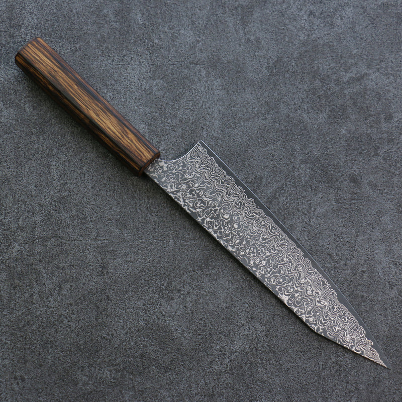 Yoshimi Kato R2/SG2 Damas Kirituke Gyuto  210mm Chêne brûlé Manipuler - japanny-FR