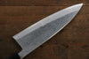 Hideo Kitaoka (Pour les gauchers) Acier Blanc No.2 Damas Deba  180mm Shitan Manipuler - japanny-FR