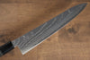 Kajin acier spécial au cobalt Damas Gyuto  240mm Bois de pakka Gris Manipuler - japanny-FR