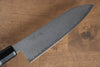 Seisuke VG10 Damas Santoku  180mm Bois de pakka Gris Manipuler - japanny-FR