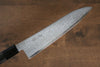 Seisuke VG10 Damas Gyuto  210mm Bois de pakka Gris Manipuler - japanny-FR