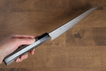 Seisuke VG10 Damas Gyuto  210mm Bois de pakka Gris Manipuler - japanny-FR