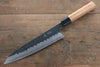 Masakage Koishi Super Bleu Finition noire Gyuto  210mm Cerisier américain Manipuler - japanny-FR