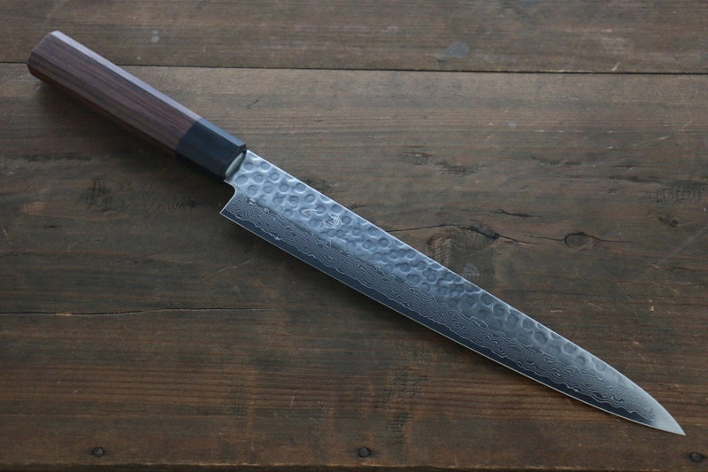 Seisuke AUS10 Sujihiki  240mm Shitan Manipuler - japanny-FR