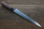 Seisuke AUS10 Sujihiki  240mm Shitan Manipuler - japanny-FR