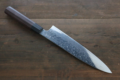 Sukenari SG2 Damas Gyuto  240mm Shitan Manipuler - japanny-FR