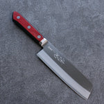 Seisuke Super Bleu Migaki Terminé Usuba  160mm Bois de pakka rouge et noir Manipuler - japanny-FR