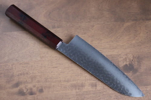 Sakai Takayuki Nanairo VG10 33-Couches Santoku  180mm Résine ABS (écaille de tortue rouge) Manipuler - japanny-FR