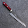 Seisuke Super Bleu Migaki Terminé Gyuto  180mm Bois de pakka rouge et noir Manipuler - japanny-FR