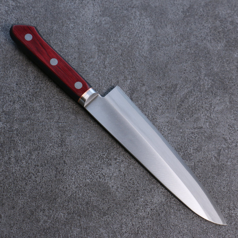 Seisuke Super Bleu Migaki Terminé Gyuto  180mm Bois de pakka rouge et noir Manipuler - japanny-FR