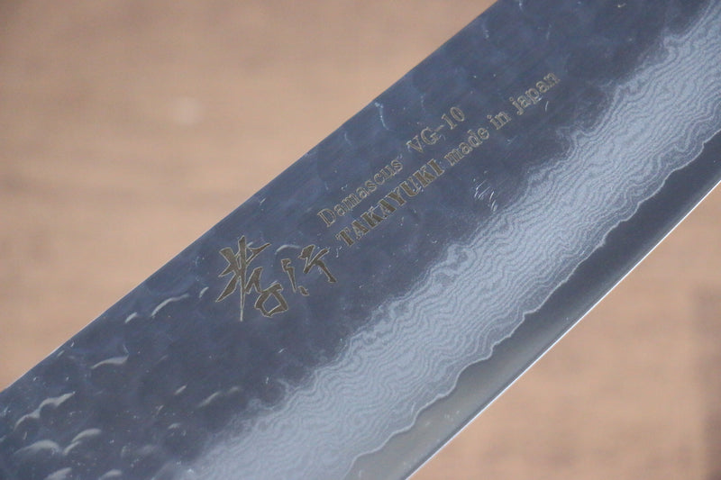 Sakai Takayuki Nanairo VG10 33-Couches Santoku  180mm Résine ABS (écaille de tortue) Manipuler - japanny-FR