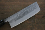 Seisuke Acier Bleu No.2 Nashiji Nakiri  165mm châtaigne Manipuler - japanny-FR