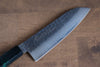 Sakai Takayuki Nanairo VG10 33-Couches Santoku  180mm Résine ABS (écaille de tortue verte) Manipuler - japanny-FR