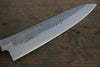 Seisuke Acier Bleu No.2 Nashiji Gyuto  210mm châtaigne Manipuler - japanny-FR