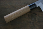 Seisuke Acier Bleu No.2 Nashiji Gyuto  210mm châtaigne Manipuler - japanny-FR