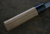 Seisuke Acier Bleu No.2 Nashiji couteau à chinchard  105mm châtaigne Manipuler - japanny-FR