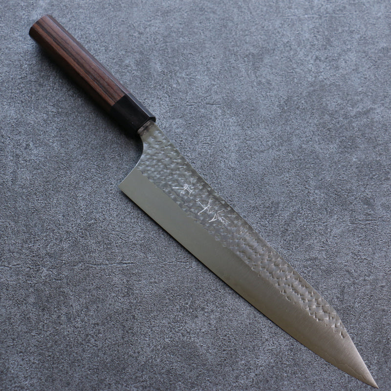 Yu Kurosaki Senko Ei R2/SG2 Martelé Gyuto  240mm Bois de rose Manipuler - japanny-FR