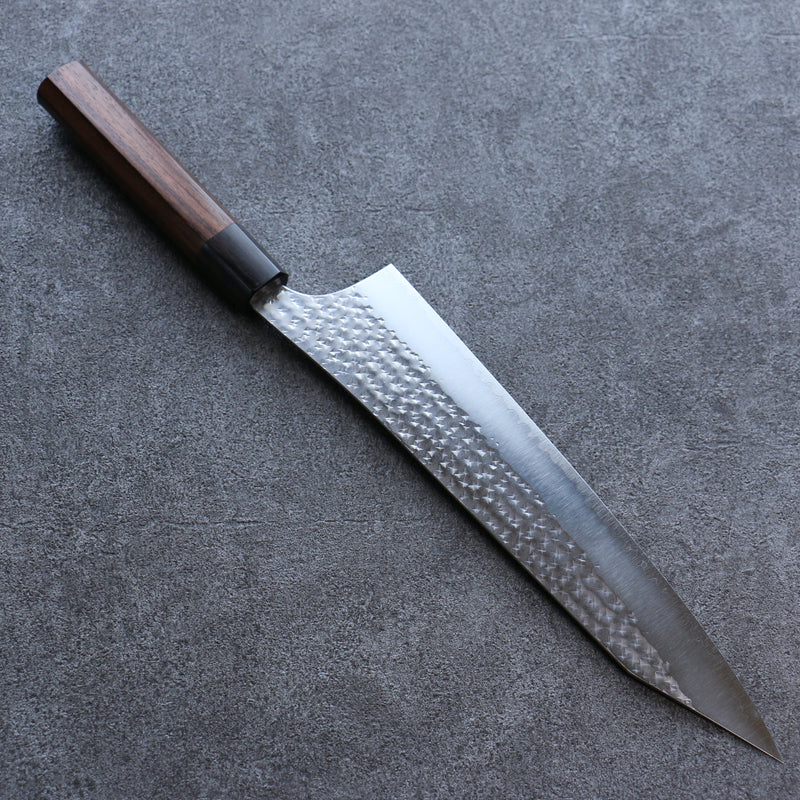 Yu Kurosaki Senko Ei R2/SG2 Martelé Gyuto  240mm Bois de rose Manipuler - japanny-FR