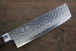 Seisuke VG10 17-Couches Damas Nakiri  165mm Acajou Manipuler - japanny-FR