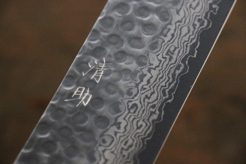 Seisuke VG10 17-Couches Damas Nakiri  165mm Acajou Manipuler - japanny-FR