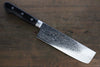 Sakai Takayuki AUS10 45 couche Finition miroir Damas Nakiri  160mm - japanny-FR