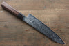 Seisuke AUS10 Damas Gyuto  210mm Shitan Manipuler - japanny-FR