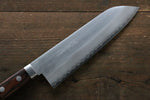 Kunihira VG1 Migaki Terminé Santoku  170mm Acajou Manipuler - japanny-FR