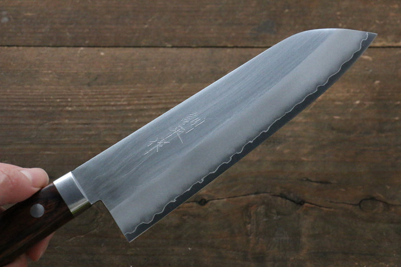 Kunihira VG1 Migaki Terminé Santoku  170mm Acajou Manipuler - japanny-FR