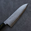 Seisuke VG10 Damas Santoku  180mm Mont Fuji laqué Manipuler - japanny-FR