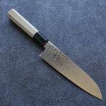 Misuzu AUS10 Damas Migaki Terminé Santoku  180mm Magnolia Manipuler - japanny-FR