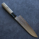 Misuzu AUS10 Damas Migaki Terminé Santoku  180mm Magnolia Manipuler - japanny-FR