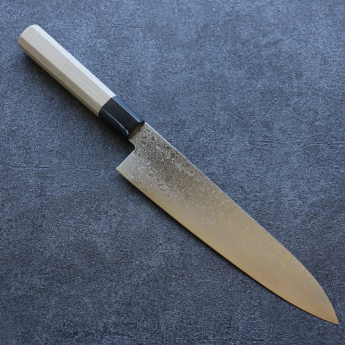 Misuzu AUS10 Damas Migaki Terminé Gyuto  210mm Magnolia Manipuler - japanny-FR