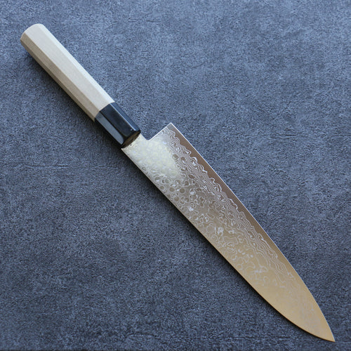 Misuzu AUS10 Damas Migaki Terminé Gyuto  210mm Magnolia Manipuler - japanny-FR