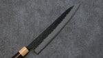 Seisuke Shitan Super Bleu Martelé Kurouchi Gyuto  240mm Shitan Manipuler - japanny-FR