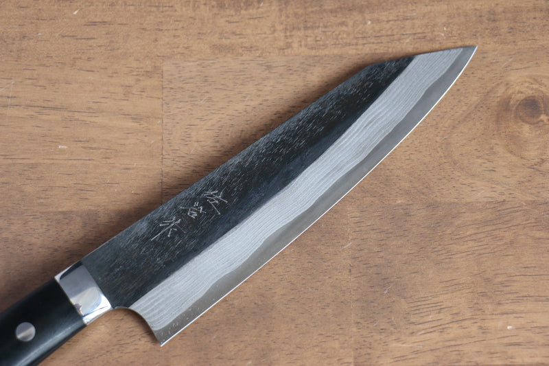 Takeshi Saji Super Bleu Kurouchi Damas Gyuto  180mm Micarta noir(style Nomura) Manipuler - japanny-FR