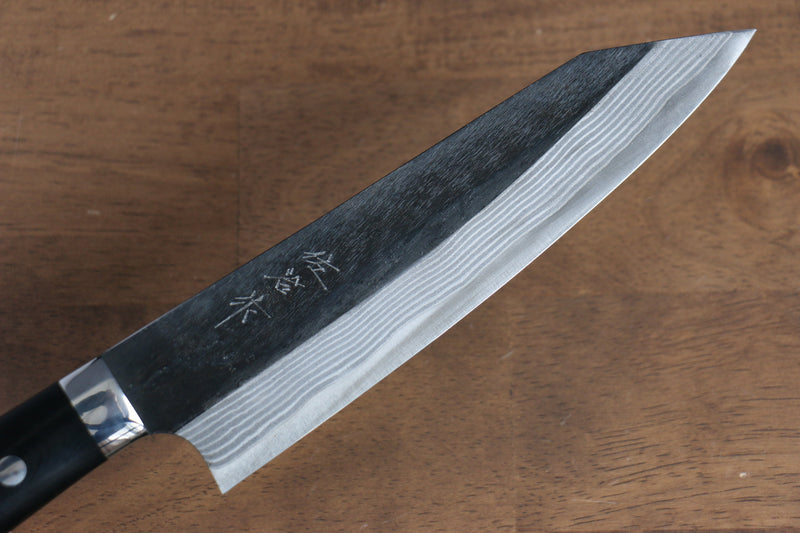 Takeshi Saji Super Bleu Kurouchi Damas Gyuto  180mm Micarta noir(style Nomura) Manipuler - japanny-FR