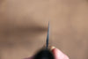Takeshi Saji Super Bleu Kurouchi Damas Gyuto  180mm Micarta noir(style Nomura) Manipuler - japanny-FR