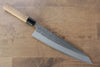 Seisuke Acier Bleu No.2 Nashiji Gyuto  240mm châtaigne Manipuler - japanny-FR