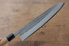 Seisuke Acier Bleu No.2 Nashiji Gyuto  240mm châtaigne Manipuler - japanny-FR