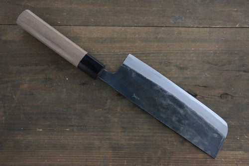 Sakai Takayuki Acier Bleu No.2 Kurouchi Nakiri  170mm - japanny-FR