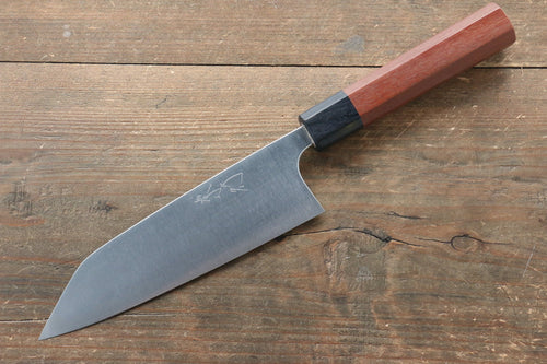 Shibata Takayuki Koutetsu Super Bleu Santoku 165mm Manipuler Jarrah - japanny-FR