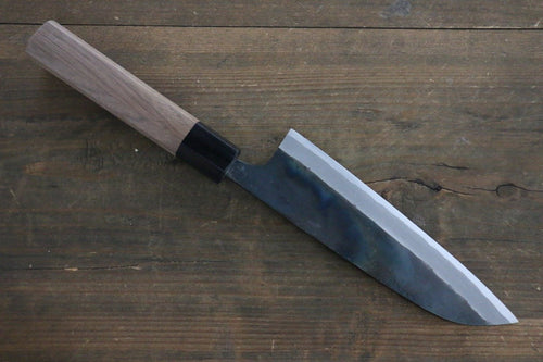 Sakai Takayuki Acier Bleu No.2 Kurouchi Santoku  170mm - japanny-FR