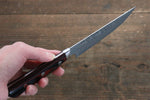 Yoshimi Kato VG10 Damas couteau à steak  120mm Bois de pakka rouge Manipuler - japanny-FR