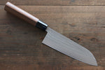 Kunihira Tanzo VG1 Martelé Santoku  170mm Noix Manipuler - japanny-FR