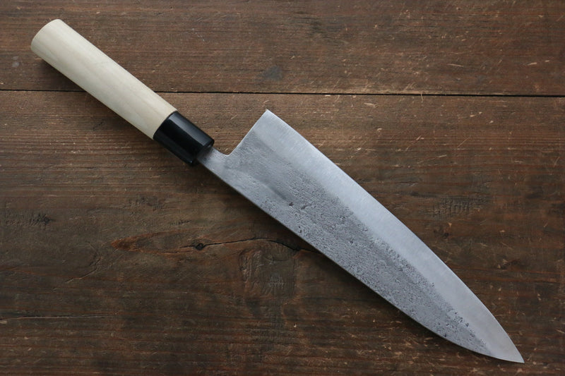 Fujiwara Teruyasu Acier Blanc No.1 Nashiji Gyuto  210mm Magnolia Manipuler - japanny-FR