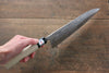 Fujiwara Teruyasu Acier Blanc No.1 Nashiji Gyuto  210mm Magnolia Manipuler - japanny-FR