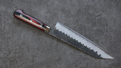 Yoshimi Kato Super Bleu Kurouchi Kirituke Gyuto  210mm Bois de Pakka Manipuler - japanny-FR