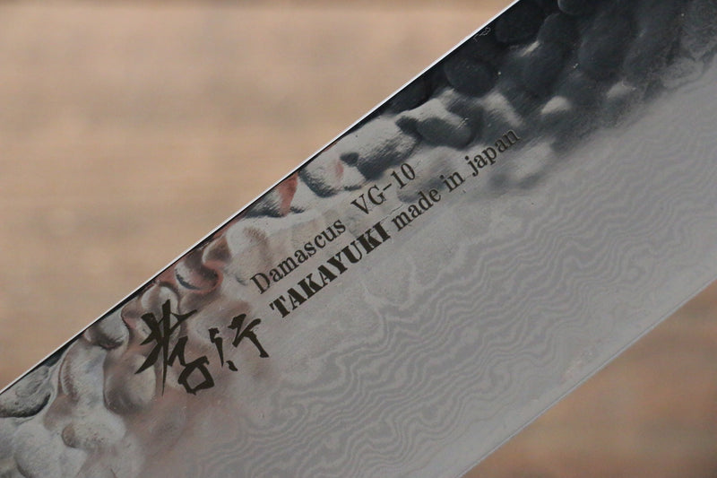 Sakai Takayuki VG10 33 Couche de Damas Nakiri  160mm Keyaki (orme japonais) Manipuler - japanny-FR